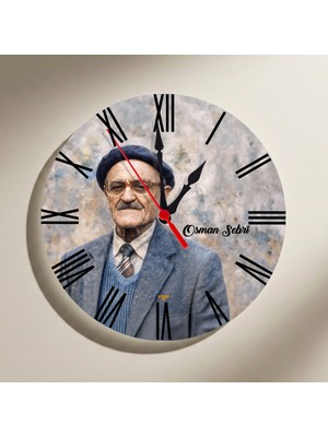 Zerya Osman Sebri Tasarımlı Roma Rakamlı Duvar Saati