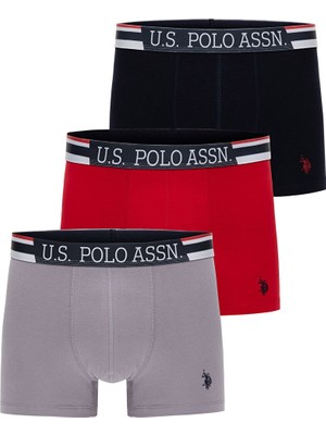 Erkek Renkli Modal 3'lü Paket Boxer 80584