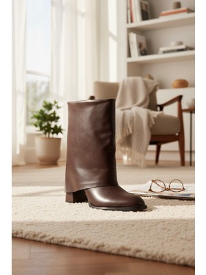 Kahve  Kadın Bot & Bootie K02565070409