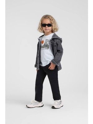 Escabel Erkek Çocuk Baskılı T-Shirt 1927 Mavi