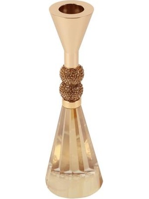 Vitale Bakır Cam Mumluk 5X5X18CM