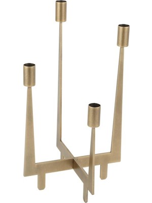 Vitale Lyon Gold Metal 4'lü Mumluk 40CM