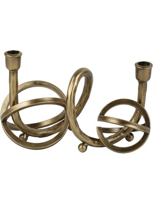 Vitale Lyon Metal 3'lü Dekor/mumluk