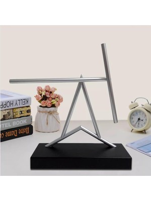 ForWhat Büro Ev Ofis Hediyesi Için Pilli Kaos Stil Newton Sarkaç