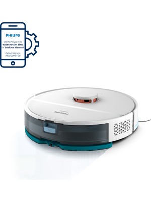 XU2000/26 Phılıps Islak Kuru Robot Süpürge Beyaz