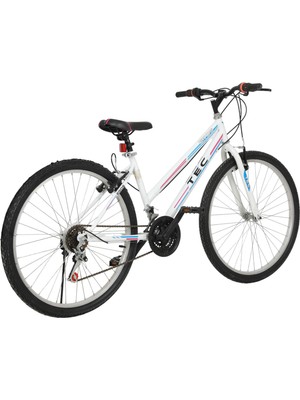 Bisiklet Vision Tec Eros 26" Jant 21 Vites Kadın Dağ Bisikleti Beyaz - Pembe  & Vitesli Bisiklet