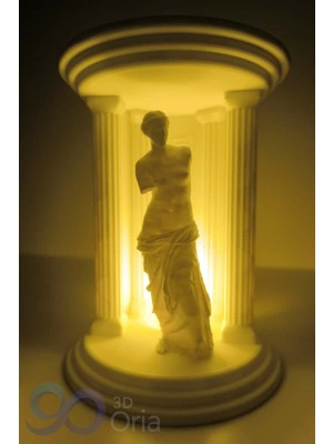 Özbience Işıklı Afrodit Heykel, Özel Tasarım, Şık ve Estetik Dekorasyon Parçası