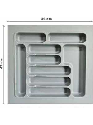 Lider Çekmece İçi Kaşıklık 47X49 Gri