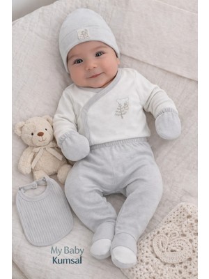 My Baby Kumsal % 100 Coton 5 Li  Hastane Çıkışı Merhaba Orman Hello Forest Desenli 1947