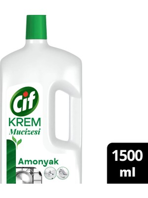 Cif Krem Mucize Yüzey Temizleyici Amonyak 1500 ml