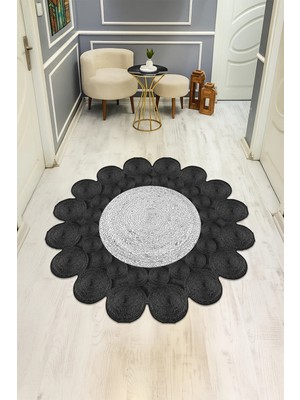 Dolce Mariee Dijital Baskı Modern Kaymaz Taban Halı H0381