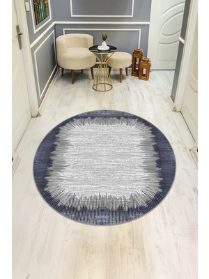 Dolce Mariee Dijital Baskı Modern Kaymaz Taban Halı H0356