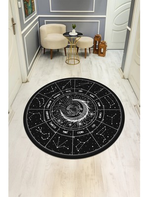 NEWORA Dijital Baskı Modern Kaymaz Taban Halı H0326