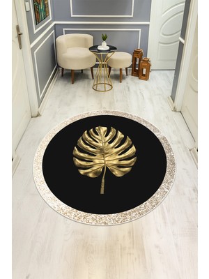 Dolce Mariee Dijital Baskı Modern Kaymaz Taban Halı H0355