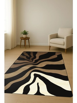 Dolce Mariee Modern Desenli Dijital Baskı Kaymaz Taban Halı H0178