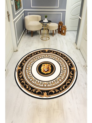 Dolce Mariee Dijital Baskı Modern Kaymaz Taban Halı H0331