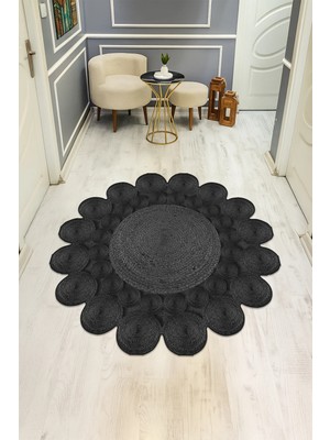 Dolce Mariee Dijital Baskı Modern Kaymaz Taban Halı H0382