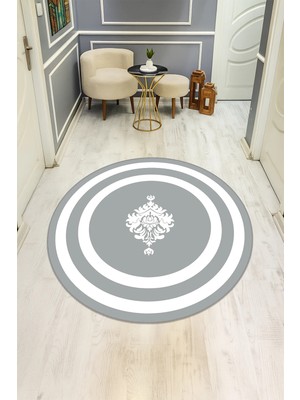 Dolce Mariee Dijital Baskı Modern Kaymaz Taban Halı H0358