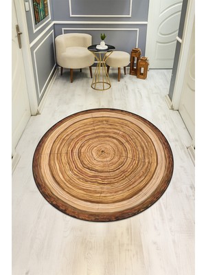NEWORA Dijital Baskı Modern Kaymaz Taban Halı H0328