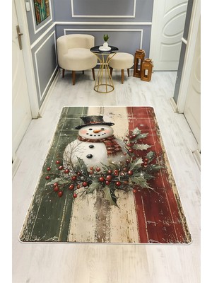 Dolce Mariee Modern Desenli Dijital Baskı Kaymaz Taban Halı H0196