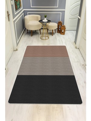 Dolce Mariee Modern Desenli Dijital Baskı Kaymaz Taban Halı H0203
