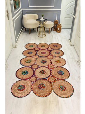 Dolce Mariee Modern Desenli Lazer Kesim Dijital Baskı Kaymaz Taban Halı H0438