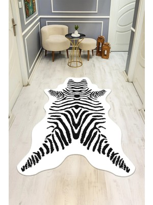 Dolce Mariee Post Desenli Lazer Kesim Dijital Baskı Kaymaz Taban Halı H0453