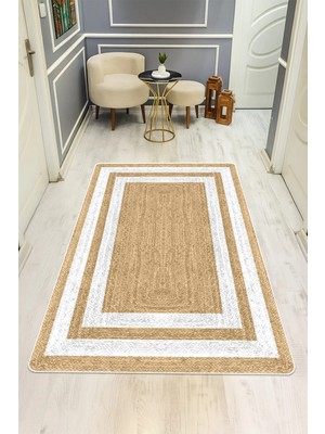Dolce Mariee Modern Desenli Dijital Baskı Kaymaz Taban Halı H0210