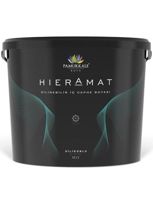 Pamukkale HieraMat Silikonlu Silinebilir İç Cephe Boyası 7.5 Lt