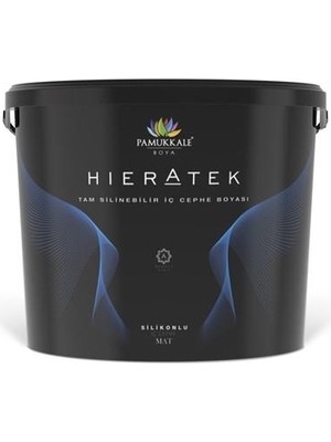 Pamukkale HieraTek İpek Mat Silikonlu Tam Silinebilir İç Cephe Boyası 7.5 Lt