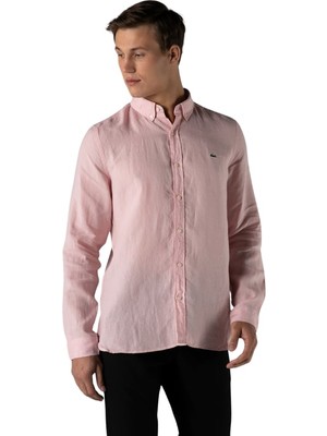 Lacoste Slim Fit Keten Gömlek