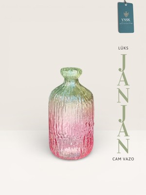 YNSK Janjan | Ithal Cam Vazo (24 Cm)