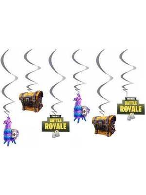Parti Show Fortnite Asmalı Tavan Süsü 6 Adet