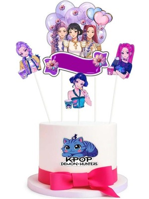 Parti Show K-Pop Demon Hunters Pasta Süsü Seti