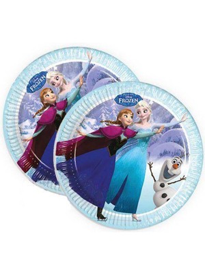 Parti Show Frozen Ice Skating Tabak (8 Adet)