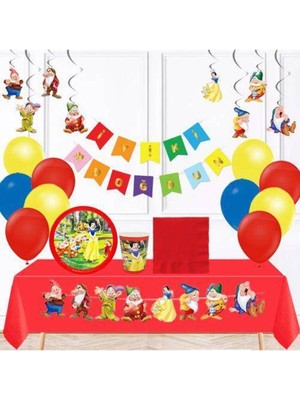 Parti Show Pamuk Prenses Doğum Günü Parti Seti 8 Kişilik