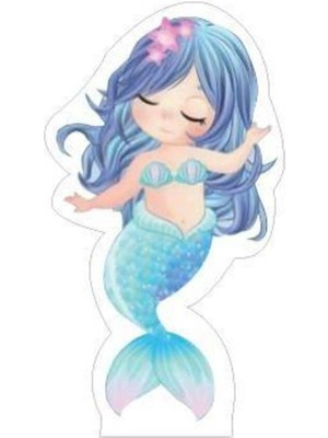 Parti Show Deniz Kızı Little 1 Ayaklı Pano 34 cm