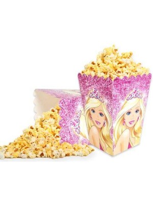Parti Show Barbie Mısır Kutusu 8 Adet