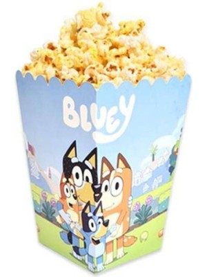 Parti Show Bluey Mısır Kutusu 8 Adet