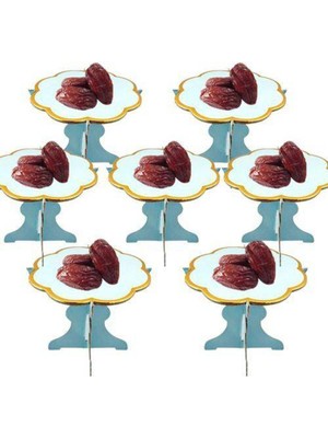 Parti Show Hurma Standı Mavi Karton  (6 Adet)