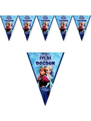 Parti Show Frozen Bayrak Süs (2 Metre)