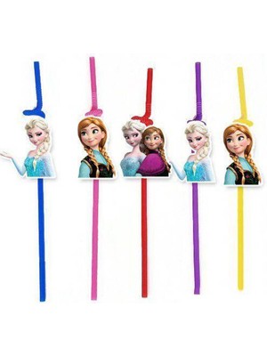 Parti Show Frozen Artistik Pipet (10 Adet)
