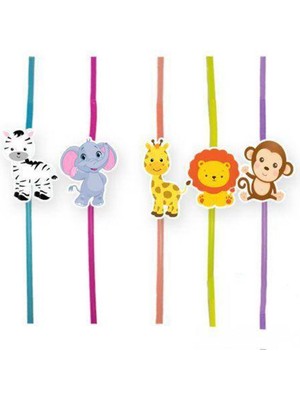 Parti Show Safari Artistik Pipet (10 Adet)