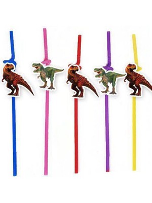 Parti Show Jurassic Dinozor Artistik Pipet 10 Adet