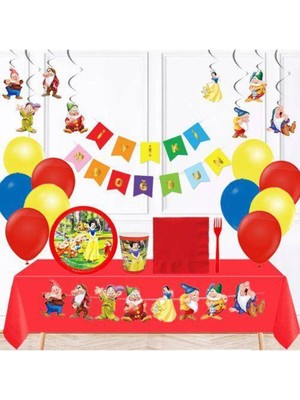 Parti Show Pamuk Prenses Doğum Günü Parti Seti 16 Kişilik