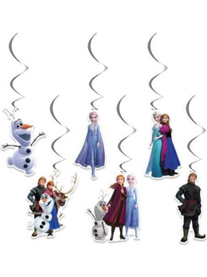 Parti Show Frozen Asmalı Tavan Süsü (6 Adet)