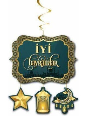 Parti Show Iyi Bayramlar Büyük Tavan Süs