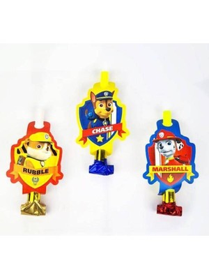 Parti Show Paw Patrol Parti Düdüğü (6 Adet)