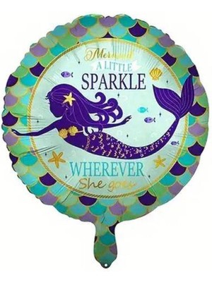 Parti Show Deniz Kızı Mermaid Folyo Balon (45 Cm)