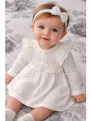Anna Babba DANTEL BOLEROLU ELBİSE // 20330